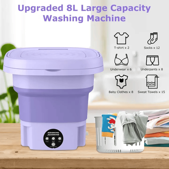 Premium Quality mini washing machine with dryer included original best for hostels