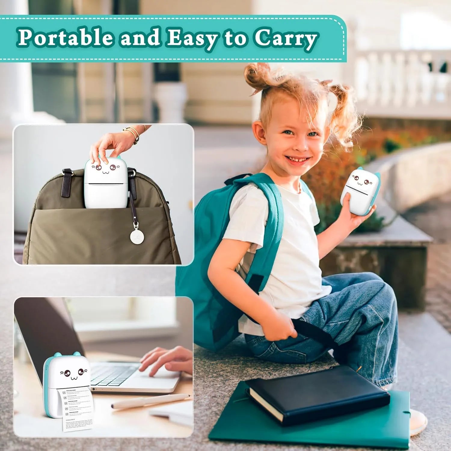 Pocket Inkless Mini Printer