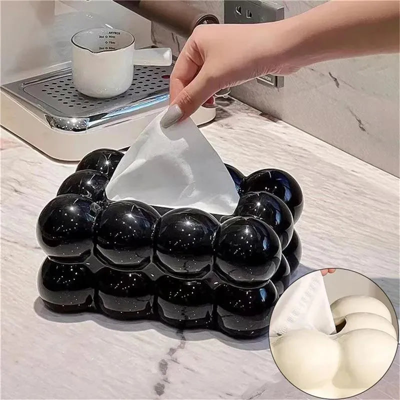 bubble tissue box