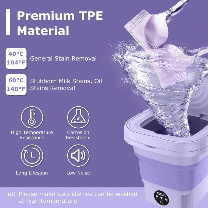 Premium Quality mini washing machine with dryer included original best for hostels