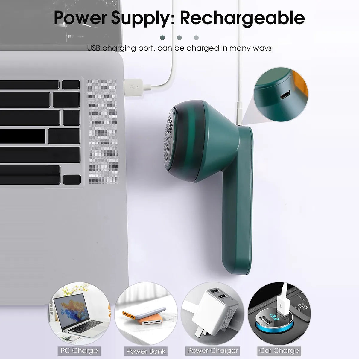 Portable Fabric Shaver & Lint Remover
