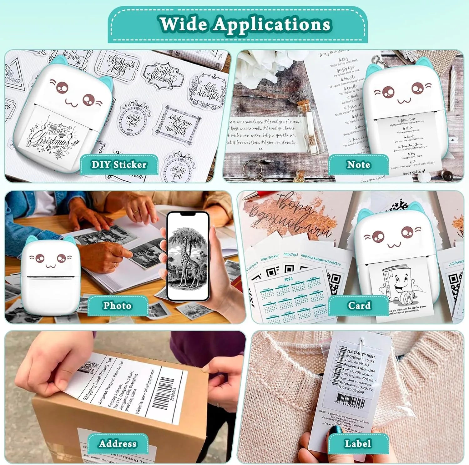 Pocket Inkless Mini Printer