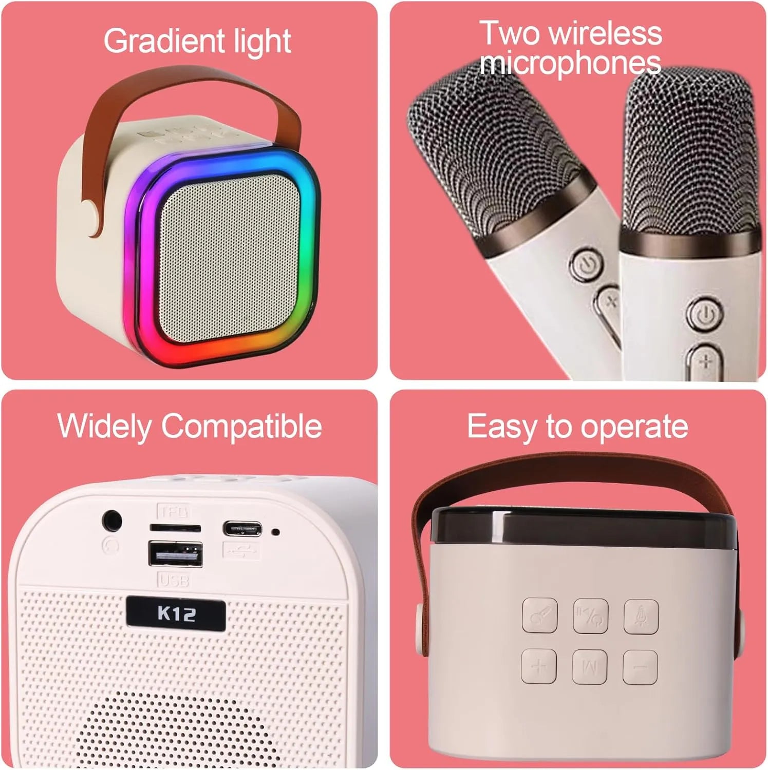 K12 Wireless Mic With Speaker -
