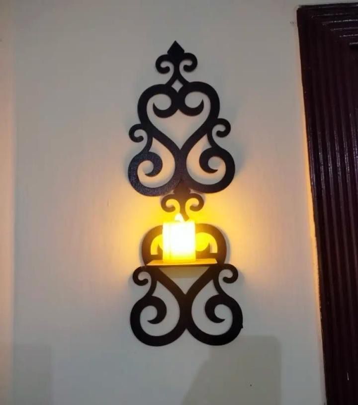 wooden wall decor shelves