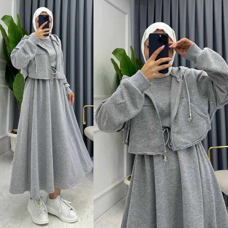 long maxi style 2 piece tracksuit