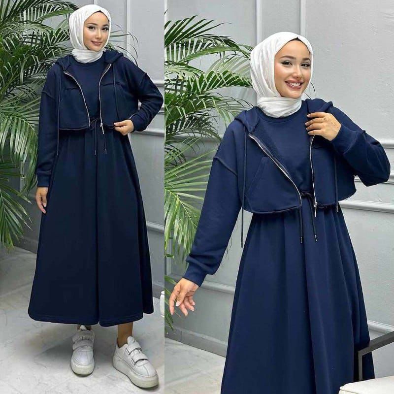 long maxi style 2 piece tracksuit