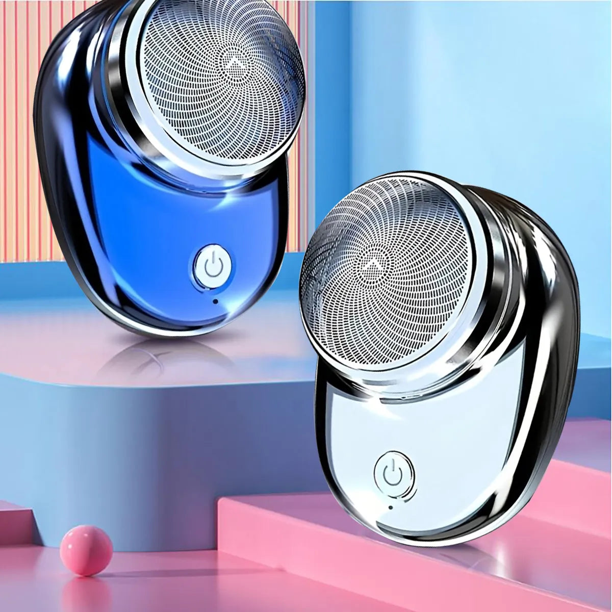 Portable Wireless Detachable Shaver and  Facial Beard Hair Trimmer