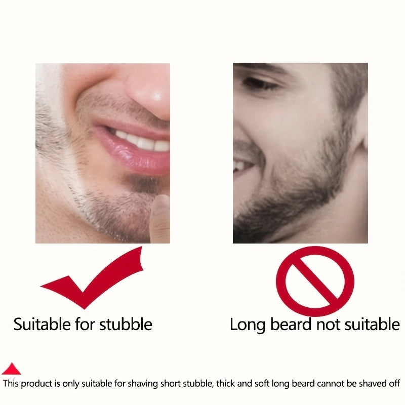 Portable Wireless Detachable Shaver and  Facial Beard Hair Trimmer
